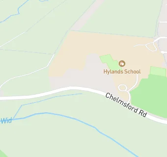 map for Hylands School