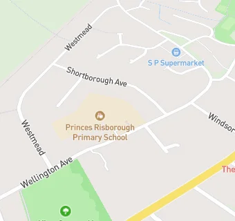 map for Princes Risborough Primary School