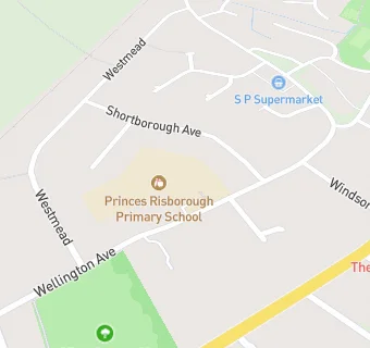 map for Princes Risborough Primary School