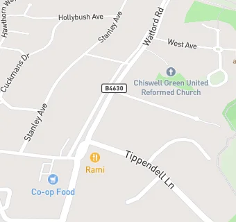 map for Chiswell Residential Home