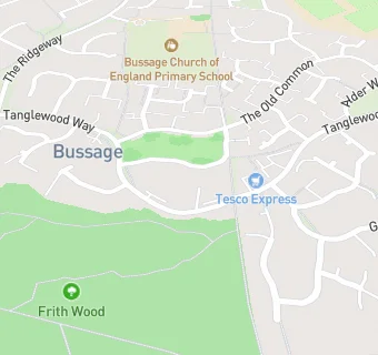 map for Frithwood Surgery