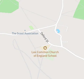 map for Lee Common Church of England School