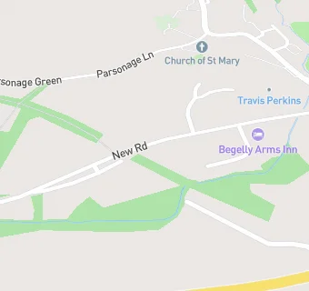 map for Begelly Arms Hotel