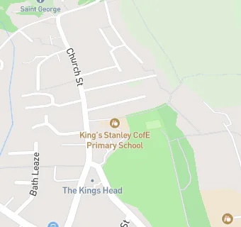 map for King's Stanley Church of England Junior School