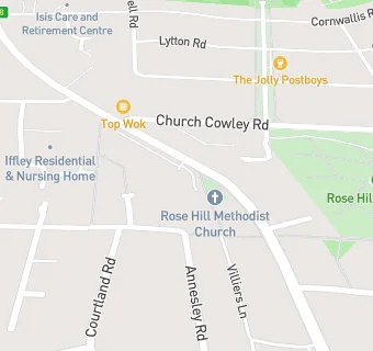 map for Iffley Dental