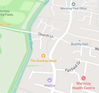 map for The Queens Head