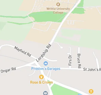 map for The Writtle Surgery