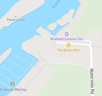 map for Bradwell Quay Yacht Club