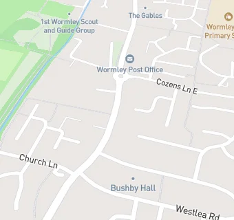 map for Wormley Stores Fish Bar