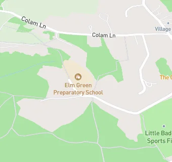 map for Elm Green Preparatory School