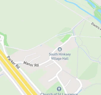 map for South Hinksey Village Hall