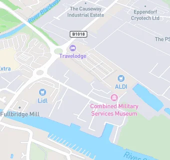 map for Combined Military Services Museum