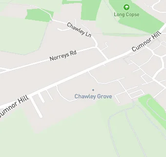 map for Chawley Grove Care Home