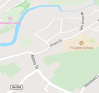 map for Ysgol Y Castell