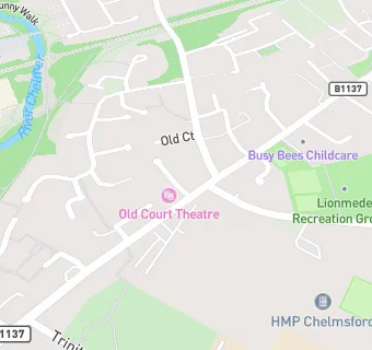 map for Chelmsford Theatre Workshop