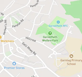 map for Garnteg Primary School