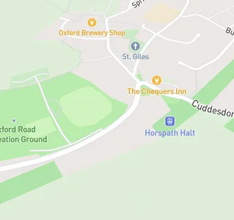 map for Horspath Cricket Club