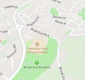 map for Chancellor Park Primary School, Chelmsford