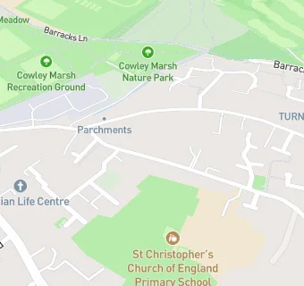 map for St Christopher's Church of England School, Cowley