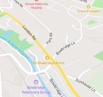 map for The Bowbridge Arms