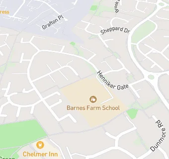 map for Barnes Farm Junior School