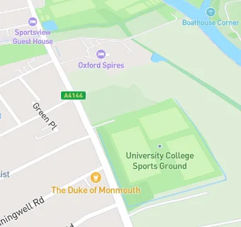 map for University College Pavilion