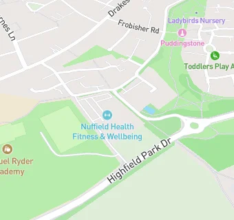 map for Nuffield Health Fitness And Wellbeing Centre