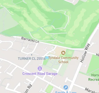 map for Tyndale Community School