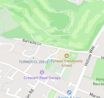 map for Tyndale Community School