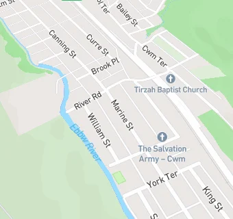 map for Cwm General Stores (JCR Supermarket Ltd)