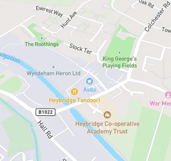 map for Heybridge Dental Practice