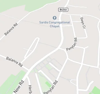 map for Varteg Community Centre