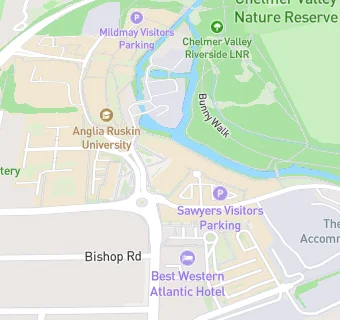 map for ARU Students Union