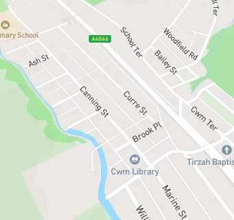 map for Cwm Convenience Store