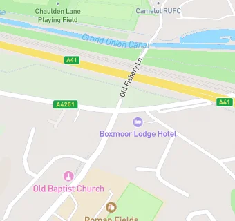 map for Boxmoor Lodge Hotel