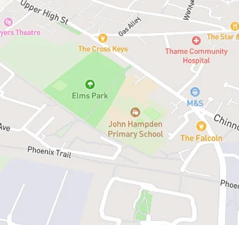 map for John Hampden Primary School