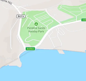 map for NISA Pendine Sands