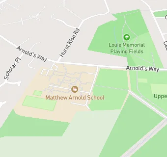 map for Matthew Arnold School