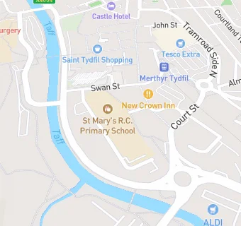 map for St Mary's R.C. Primary School