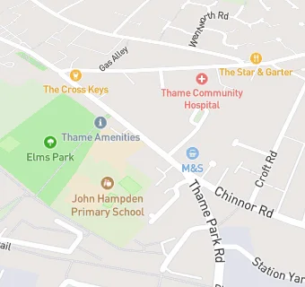 map for John Hampden Primary School/Dolce Schools Catering