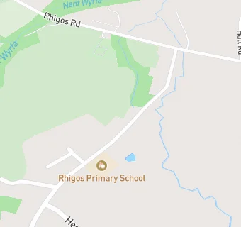 map for Rhigos Primary School