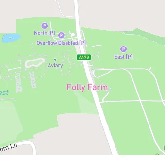 map for Folly Farm