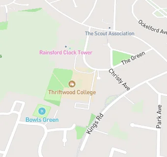 map for The Hawthorns School