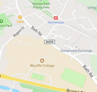 map for Wycliffe School