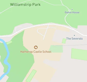 map for Hatherop Castle School