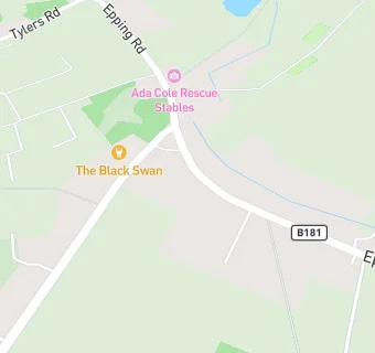 map for Nazeing Common Cricket Club