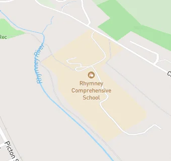 map for Idris Davies School 3 to 18