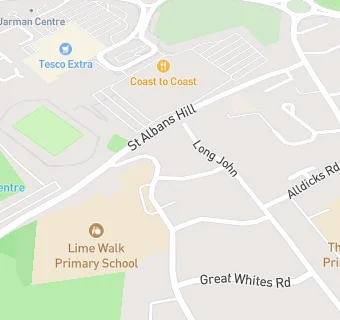 map for Lime Walk Primary School