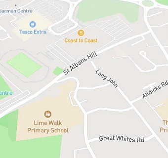 map for Lime Walk Primary School