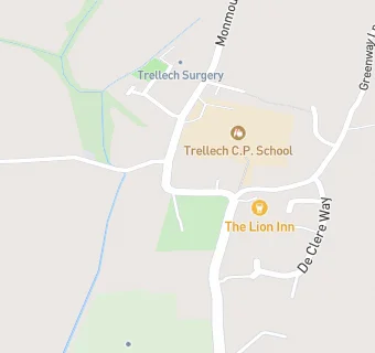 map for Trellech School Breakfast Club